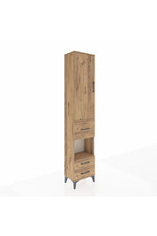 Arges Dolap 3 Raflı 3 Çekmeceli Tek Askılı 44x30x221 - S28M159V9A