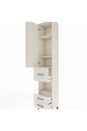 Arges Dolap 4 Raflı 3 Çekmeceli Tek Kapaklı 44x30x221 - S28M160V1A