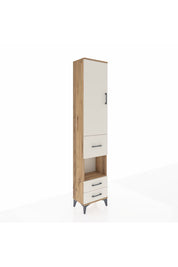 Arges Dolap 4 Raflı 3 Çekmeceli Tek Kapaklı 44x30x221 - S28M160V7A