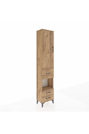 Arges Dolap 4 Raflı 3 Çekmeceli Tek Kapaklı 44x30x221 - S28M160V9A
