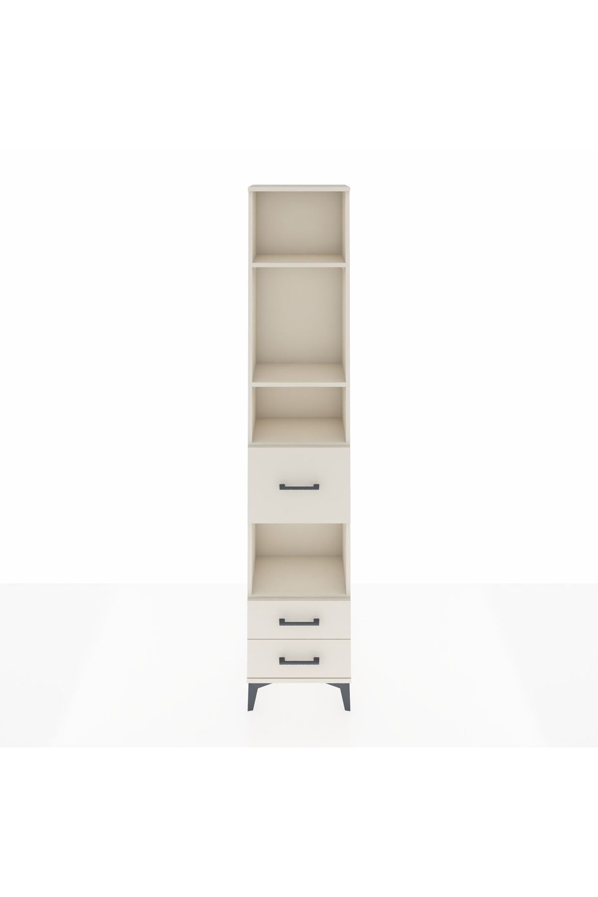 Arges Dolap 4 Raflı 3 Çekmeceli 44x30x221 - S28M161V1A