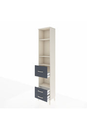 Arges Dolap 4 Raflı 3 Çekmeceli 44x30x221 - S28M161V2A
