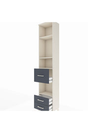 Arges Dolap 4 Raflı 3 Çekmeceli 44x30x221 - S28M161V2A