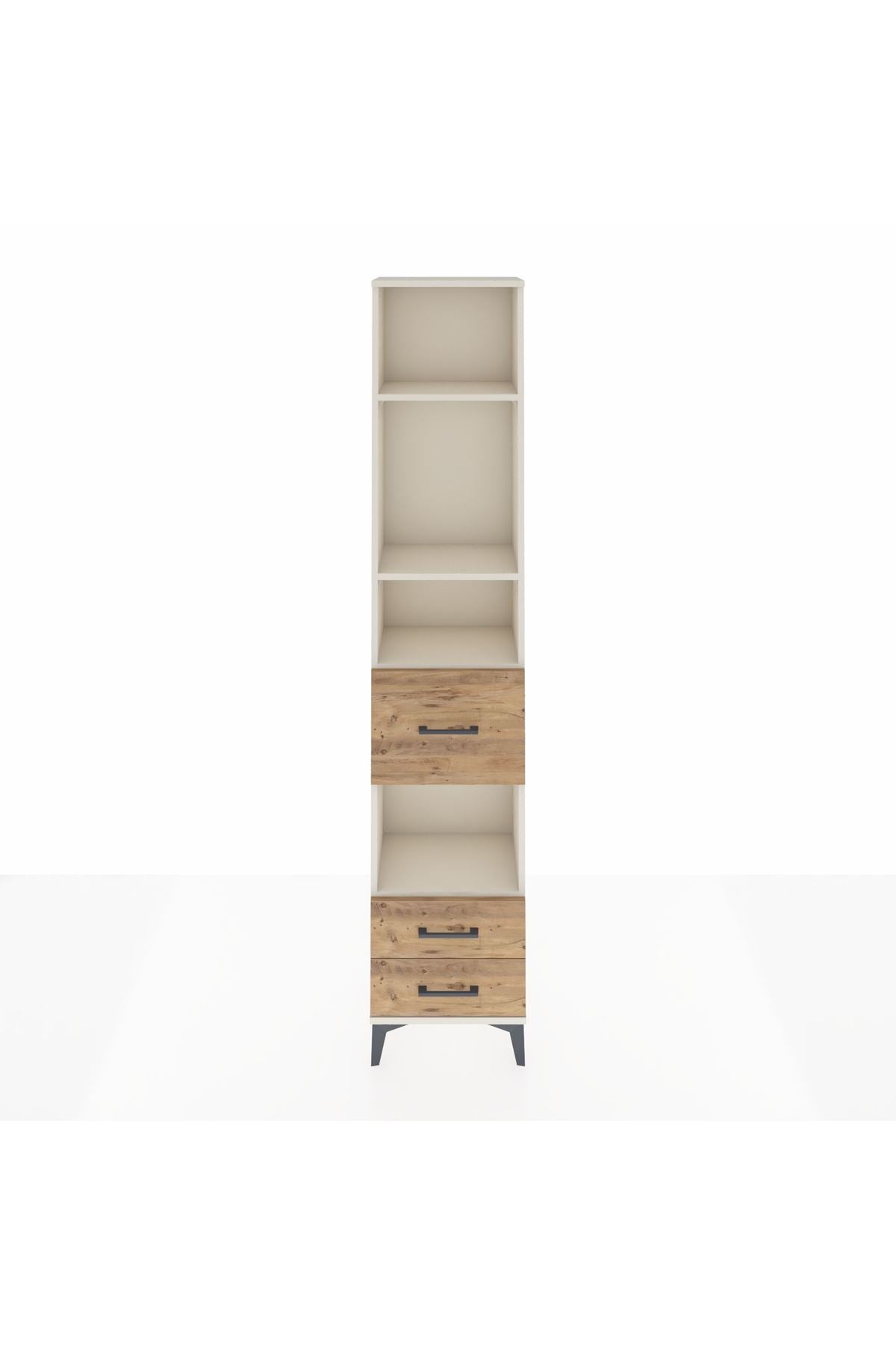 Arges Dolap 4 Raflı 3 Çekmeceli 44x30x221 - S28M161V3A