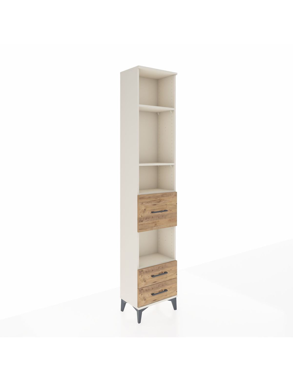 Arges Dolap 4 Raflı 3 Çekmeceli 44x30x221 - S28M161V3A