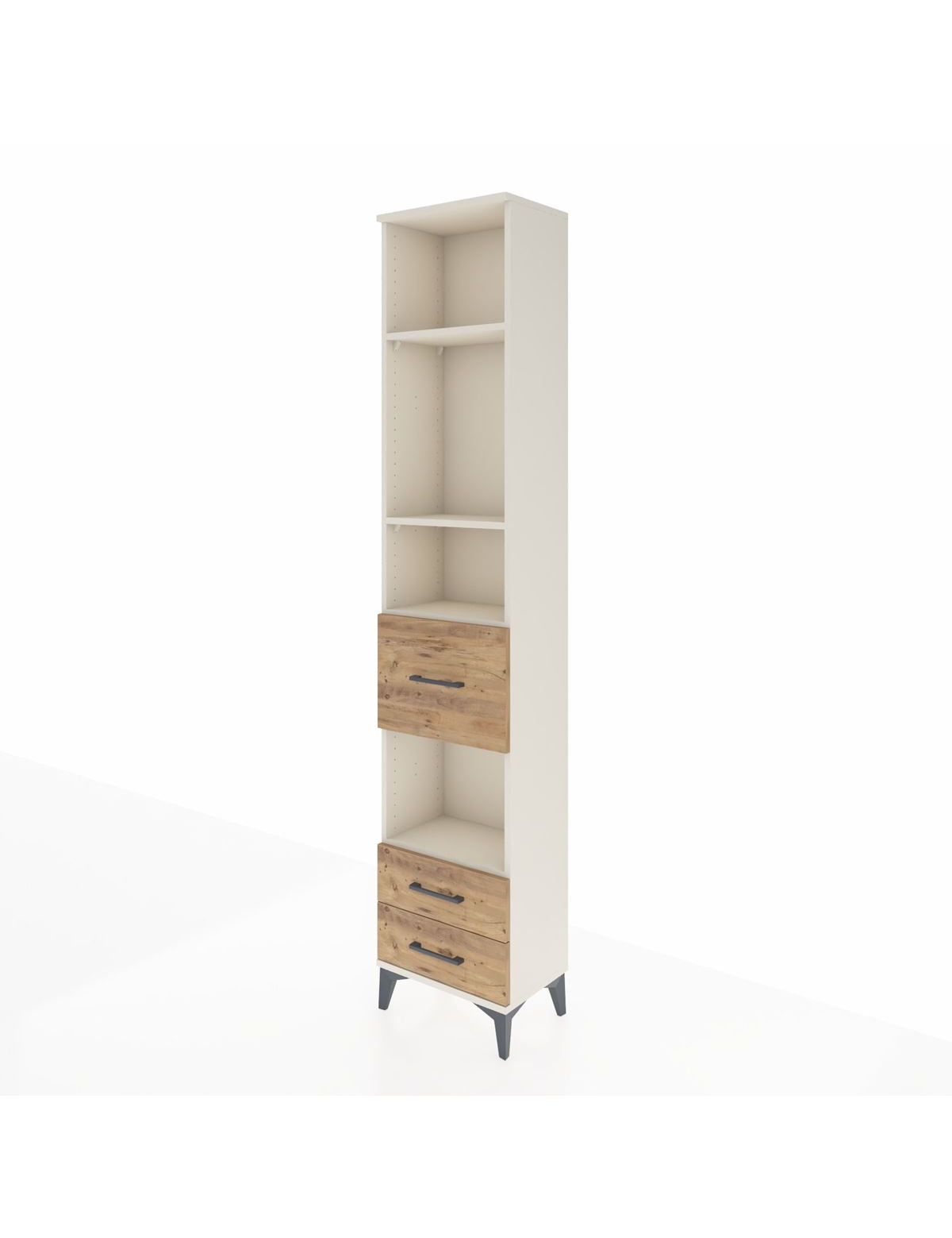 Arges Dolap 4 Raflı 3 Çekmeceli 44x30x221 - S28M161V3A