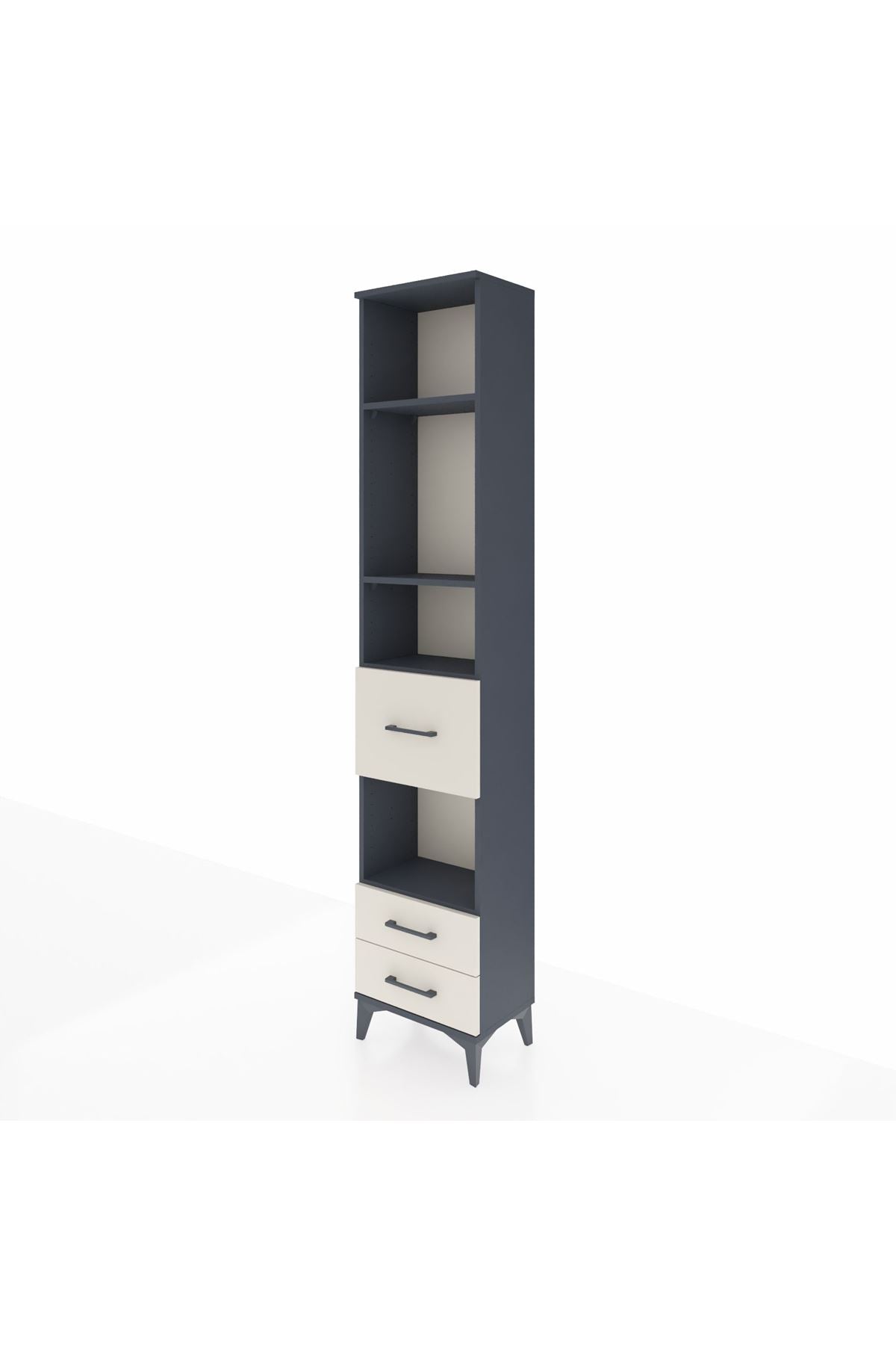 Arges Dolap 4 Raflı 3 Çekmeceli 44x30x221 - S28M161V4A