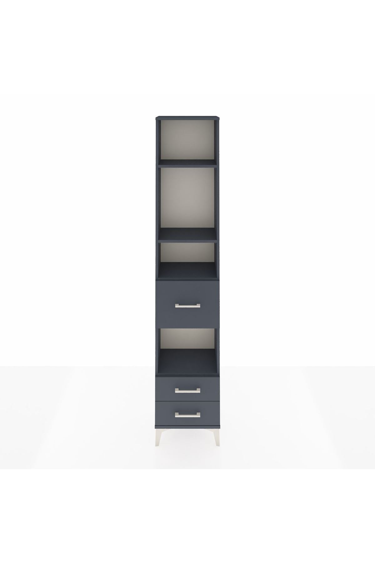 Arges Dolap 4 Raflı 3 Çekmeceli 44x30x221 - S28M161V5A