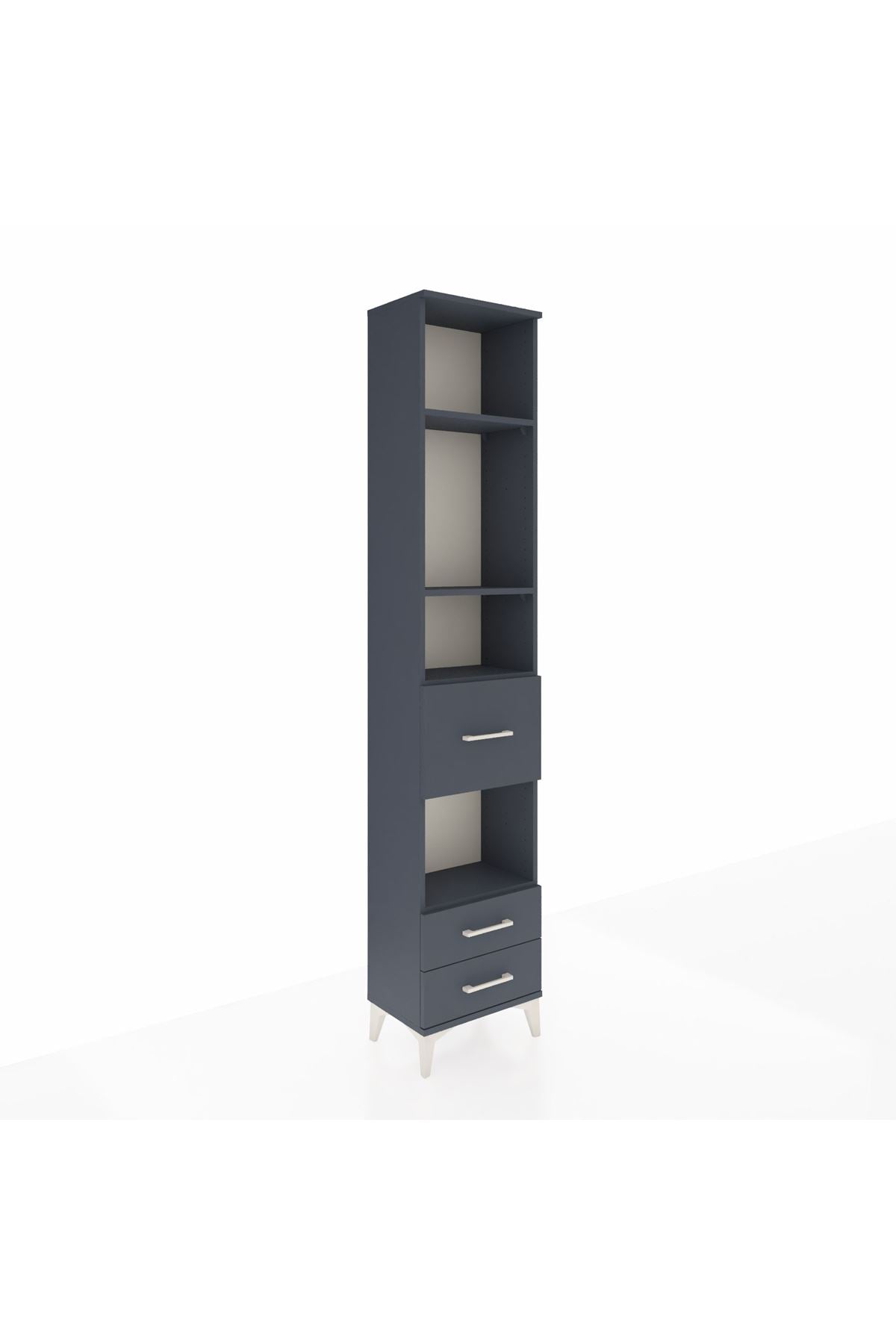 Arges Dolap 4 Raflı 3 Çekmeceli 44x30x221 - S28M161V5A
