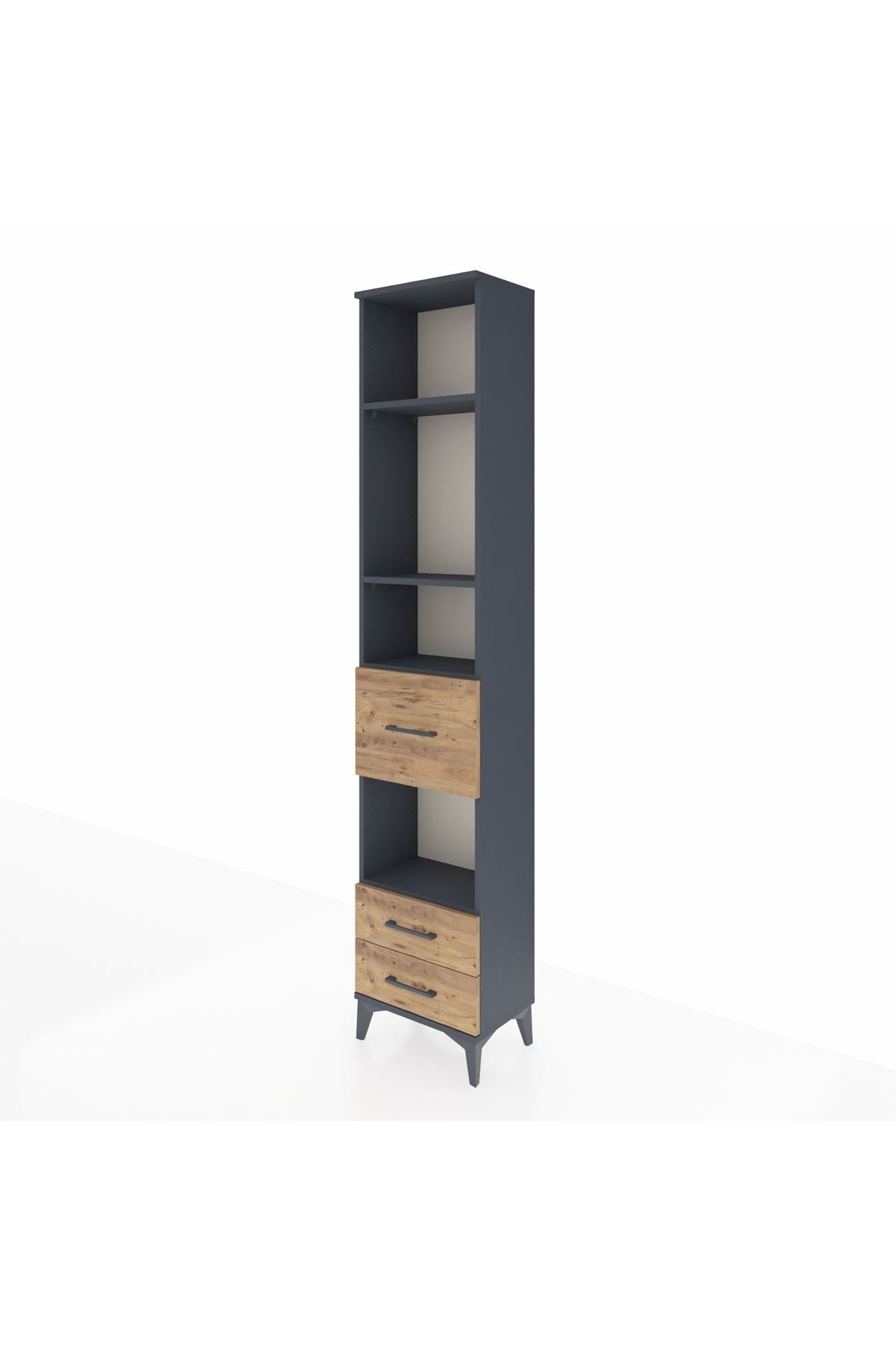 Arges Dolap 4 Raflı 3 Çekmeceli 44x30x221 - S28M161V6A