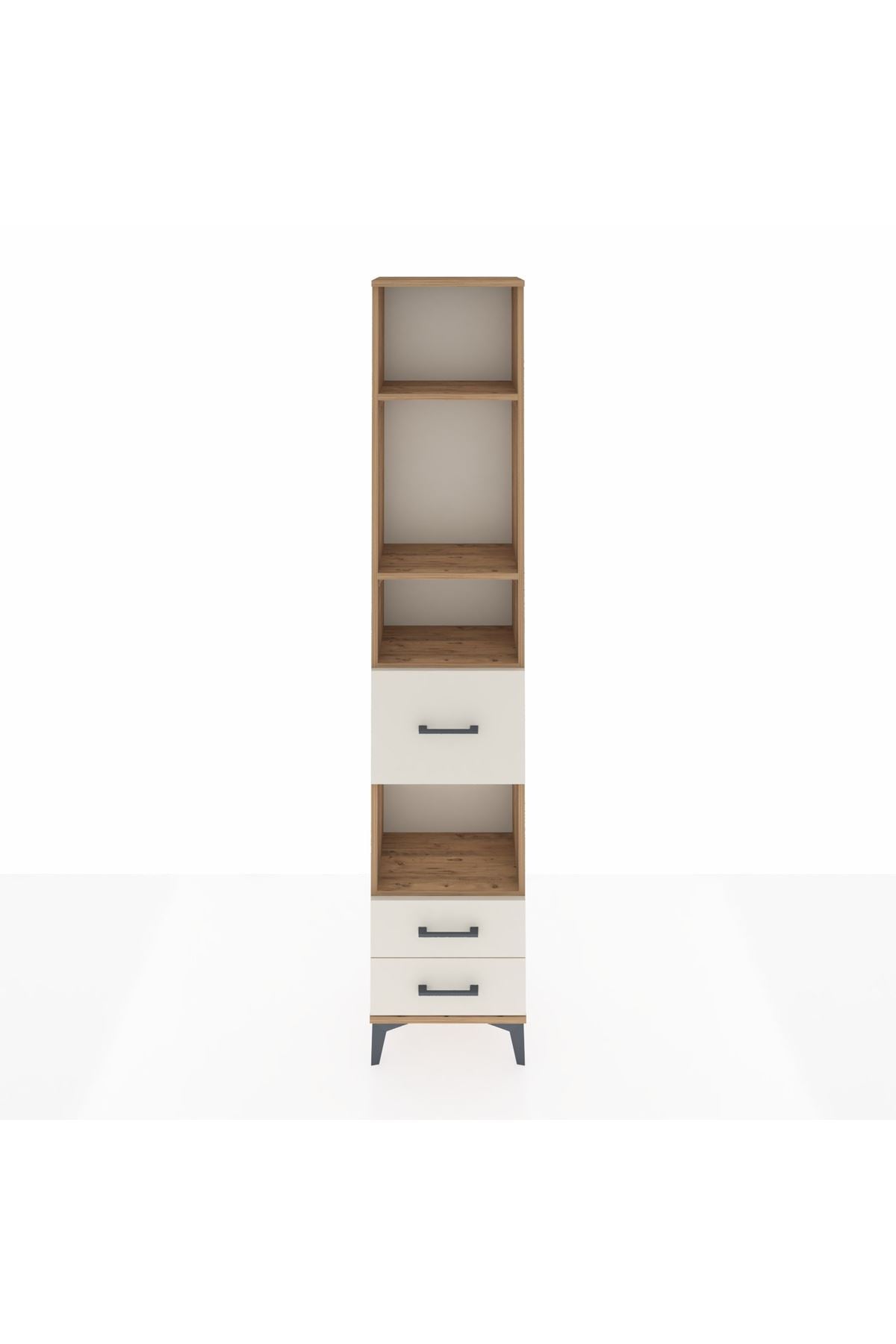 Arges Dolap 4 Raflı 3 Çekmeceli 44x30x221 - S28M161V7A