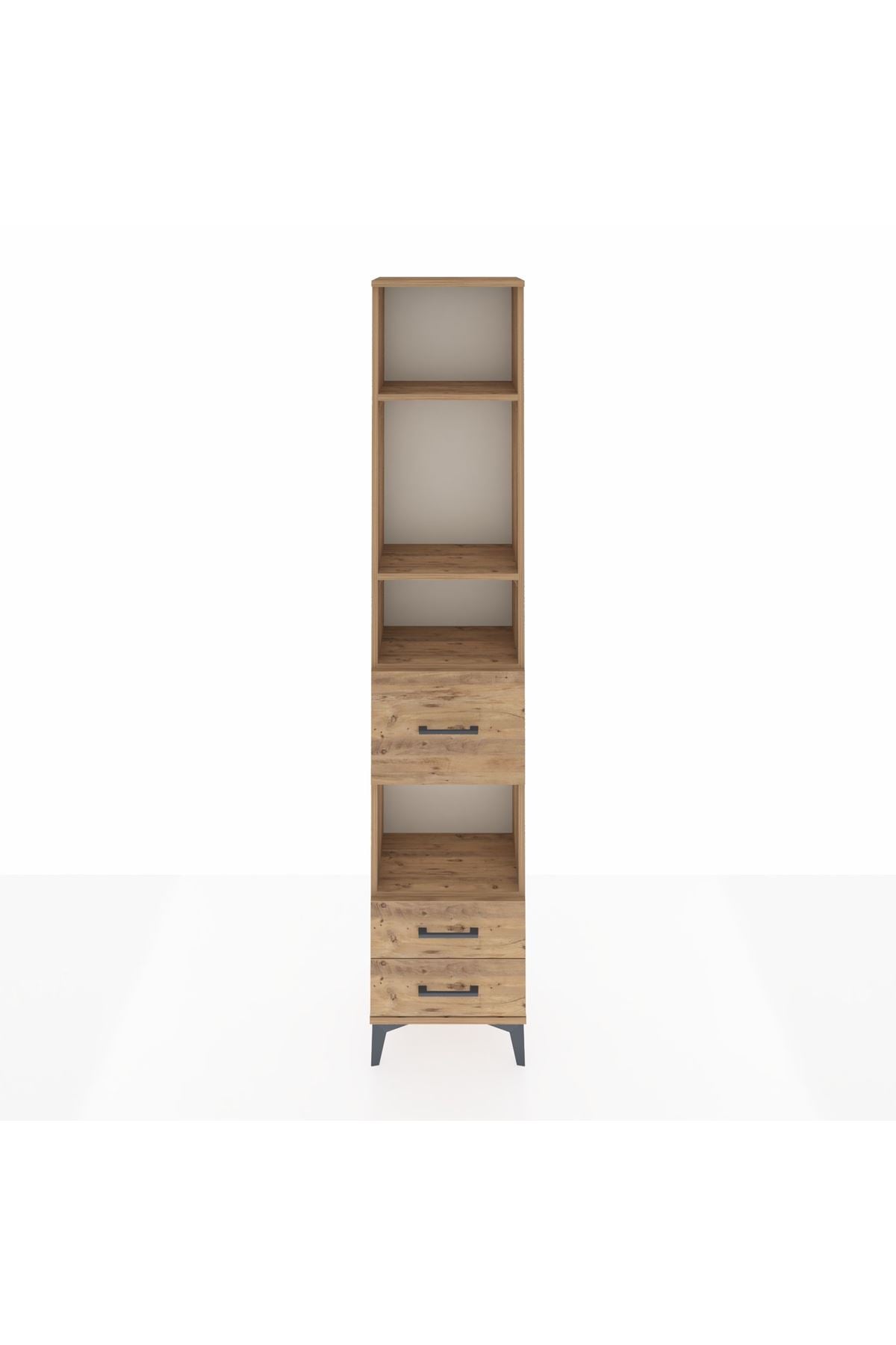 Arges Dolap 4 Raflı 3 Çekmeceli 44x30x221 - S28M161V9A