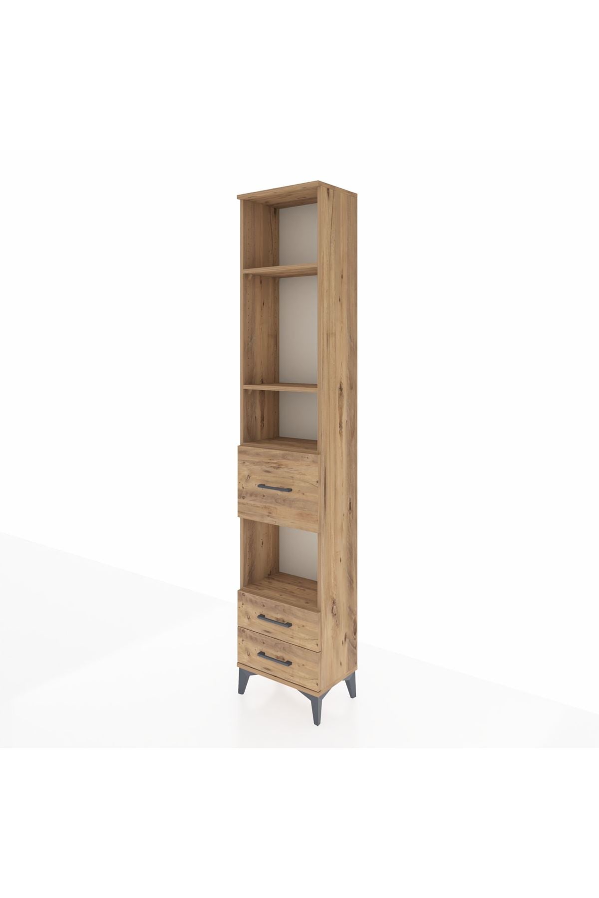 Arges Dolap 4 Raflı 3 Çekmeceli 44x30x221 - S28M161V9A