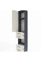 Arges Dolap 3 Raflı 4 Çekmeceli Tek Askılı 44x30x221 - S28M162V4A