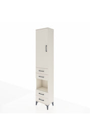 Arges Dolap 4 Raflı 4 Çekmeceli Tek Kapaklı 44x30x221 - S28M163V1A