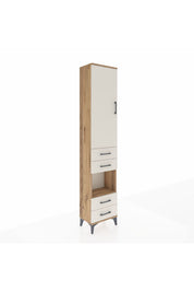Arges Dolap 4 Raflı 4 Çekmeceli Tek Kapaklı 44x30x221 - S28M163V7A