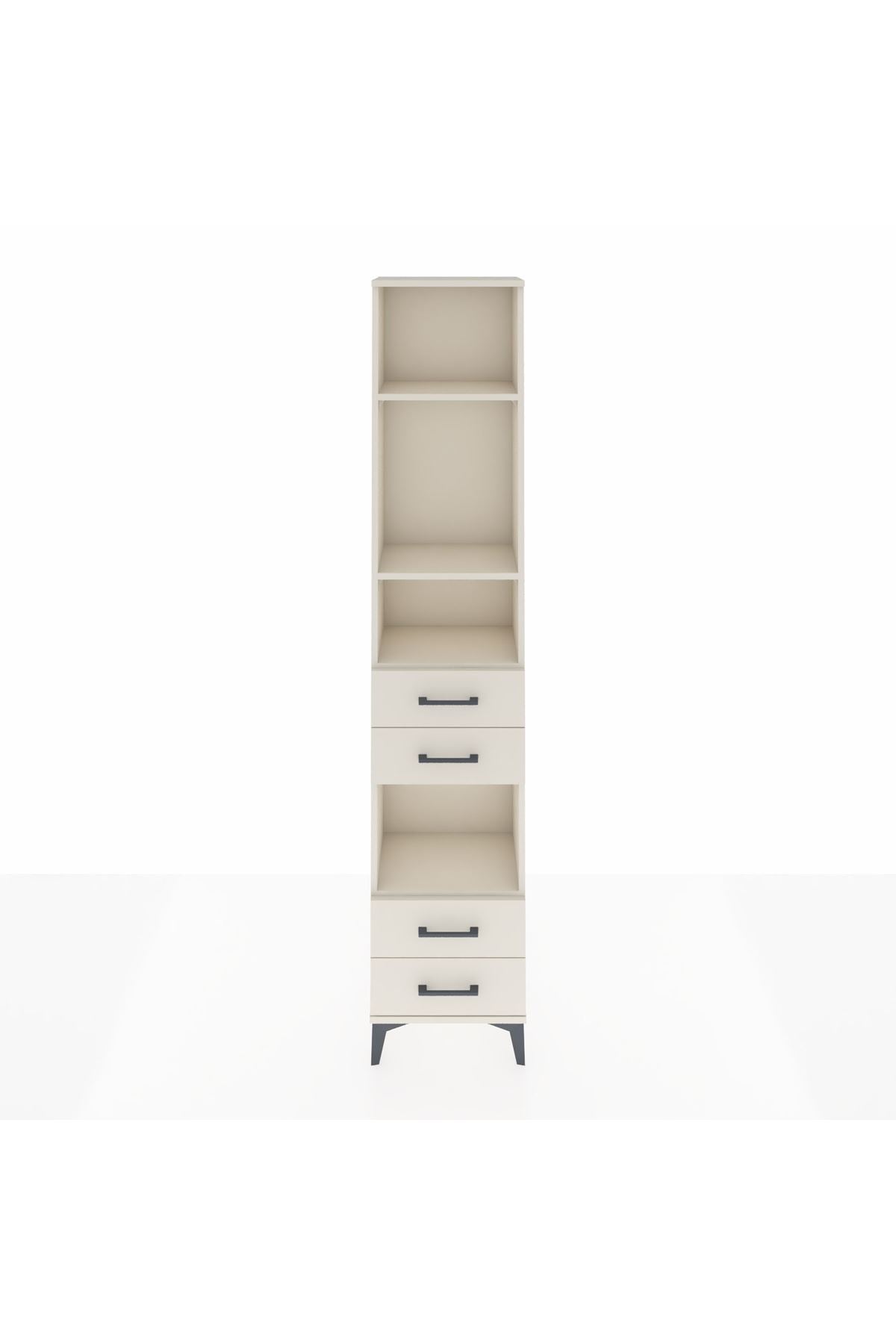 Arges Dolap 4 Raflı 4 Çekmeceli 44x30x221 - S28M164V1A