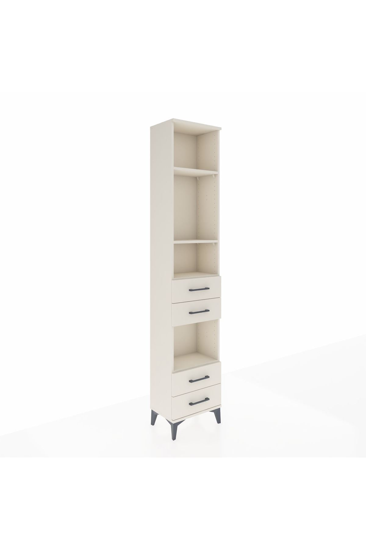 Arges Dolap 4 Raflı 4 Çekmeceli 44x30x221 - S28M164V1A