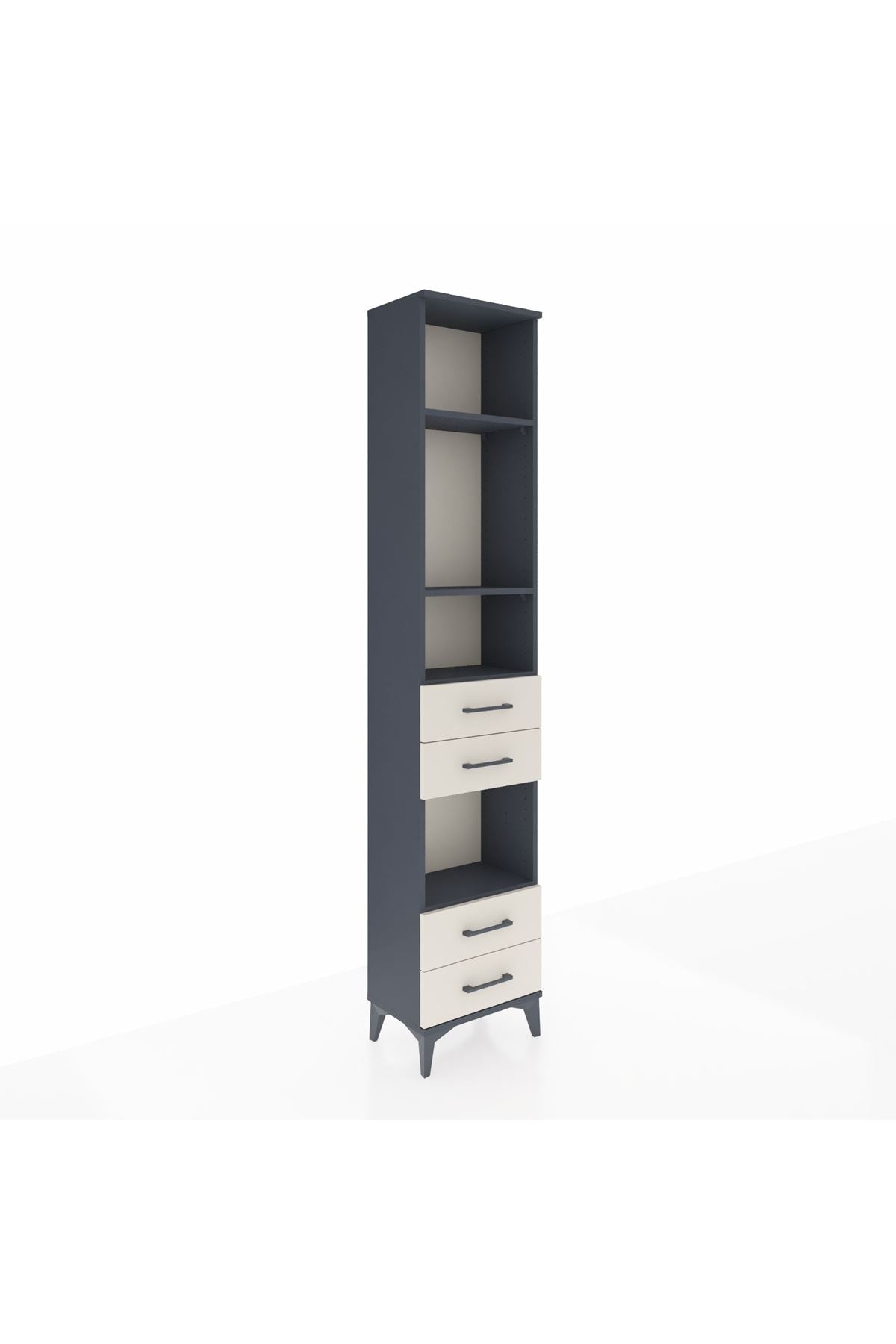 Arges Dolap 4 Raflı 4 Çekmeceli 44x30x221 - S28M164V4A