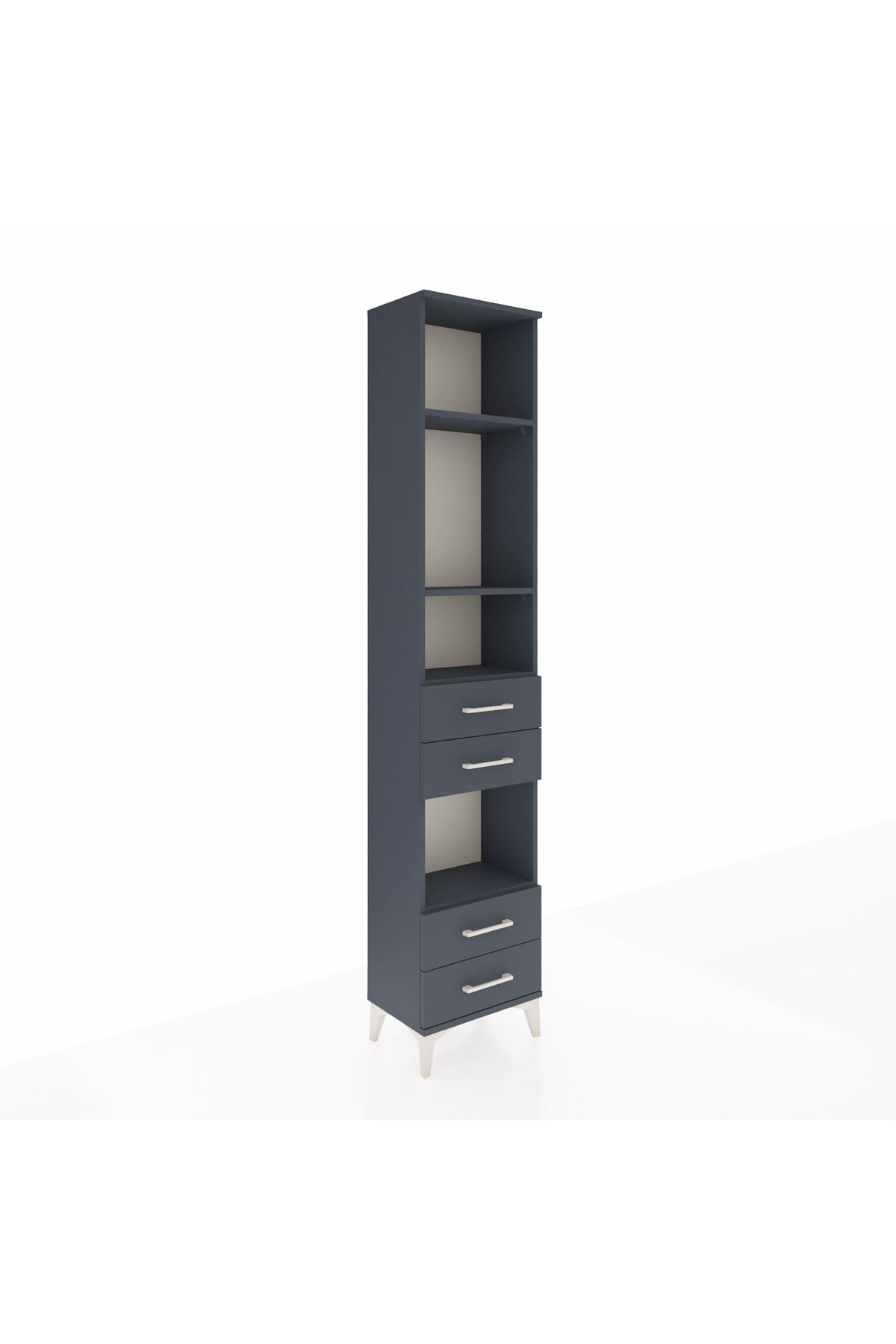 Arges Dolap 4 Raflı 4 Çekmeceli 44x30x221 - S28M164V5A