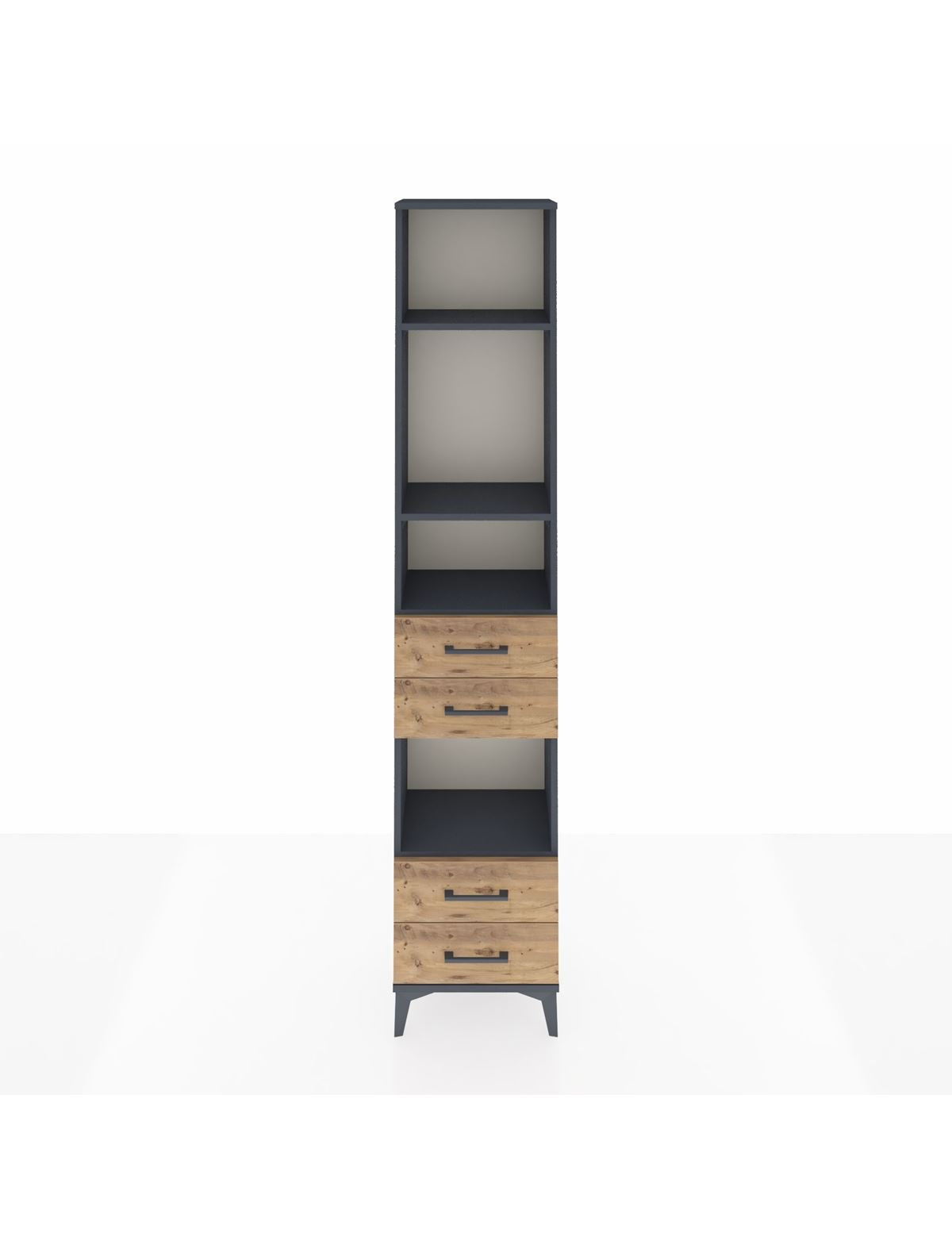 Arges Dolap 4 Raflı 4 Çekmeceli 44x30x221 - S28M164V6A
