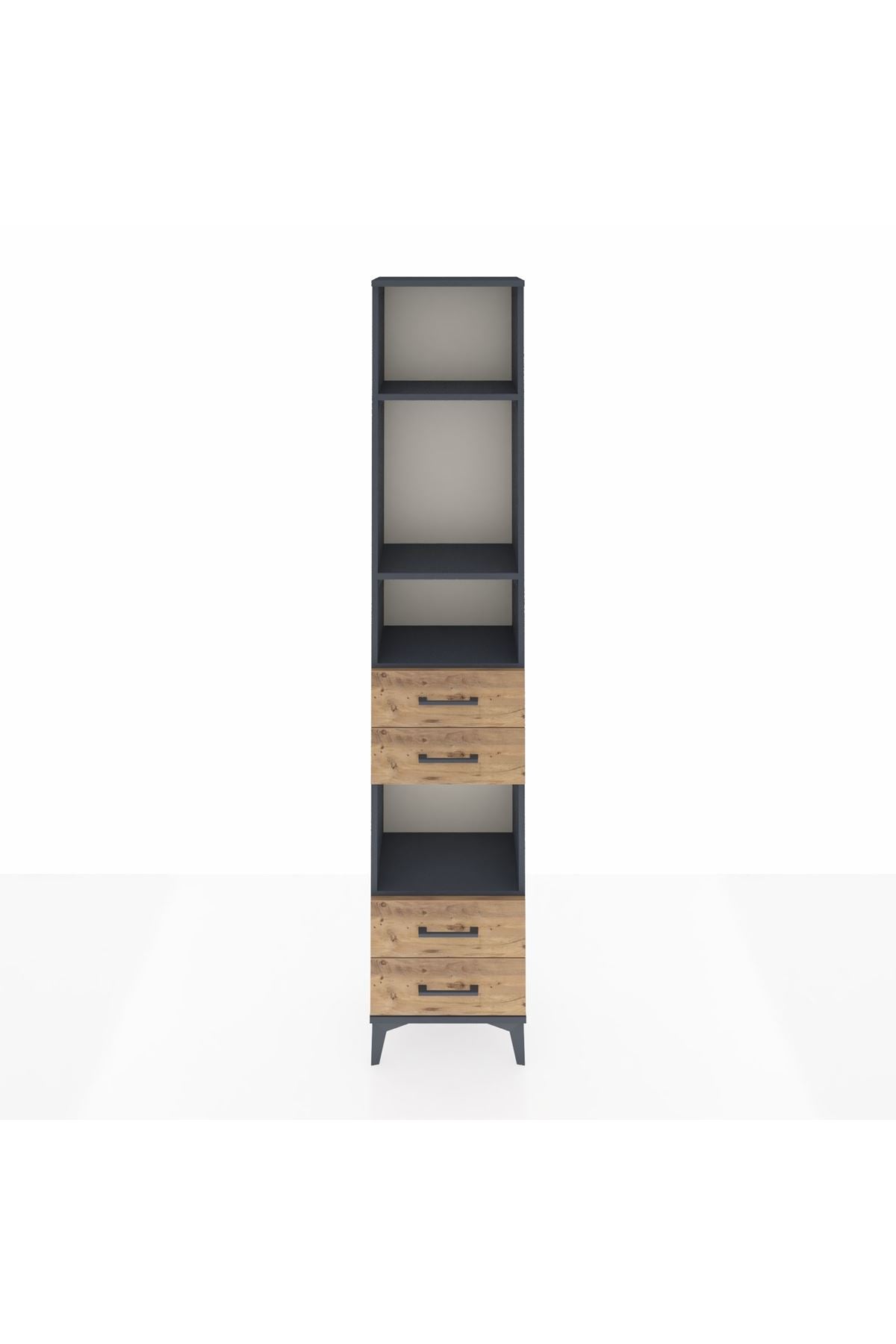 Arges Dolap 4 Raflı 4 Çekmeceli 44x30x221 - S28M164V6A
