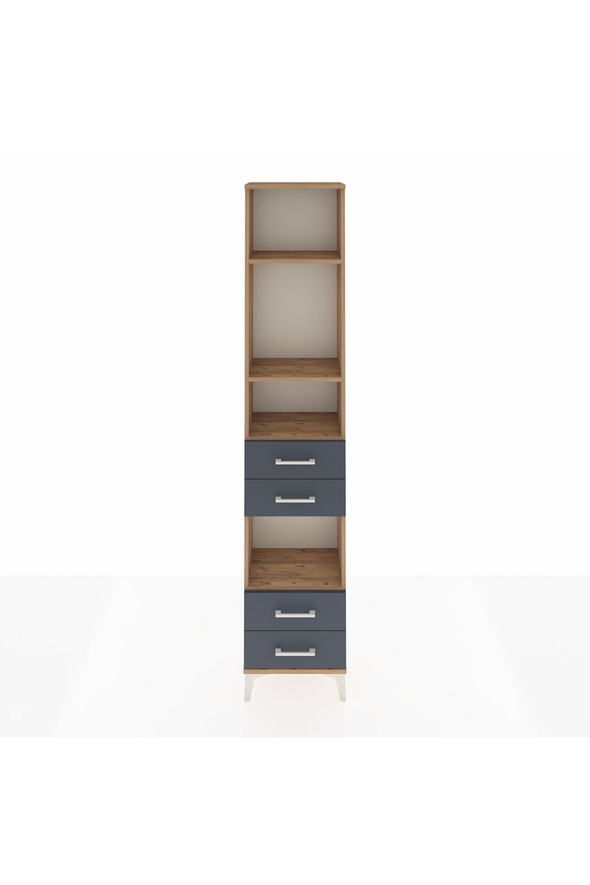 Arges Dolap 4 Raflı 4 Çekmeceli 44x30x221 - S28M164V8A