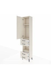 Arges Dolap 3 Raflı 4 Çekmeceli Tek Askılı 44x30x221 - S28M165V1A