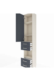 Arges Dolap 4 Raflı 4 Çekmeceli Tek Kapaklı 44x30x221 - S28M166V2A