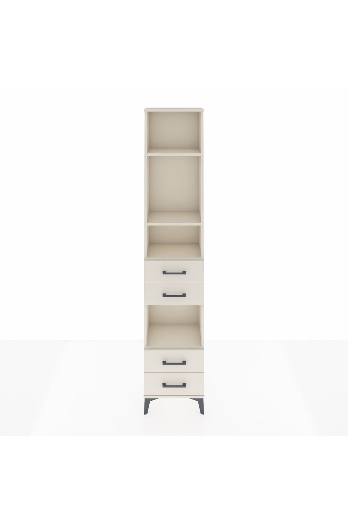 Arges Dolap 4 Raflı 4 Çekmeceli 44x30x221 - S28M167V1A