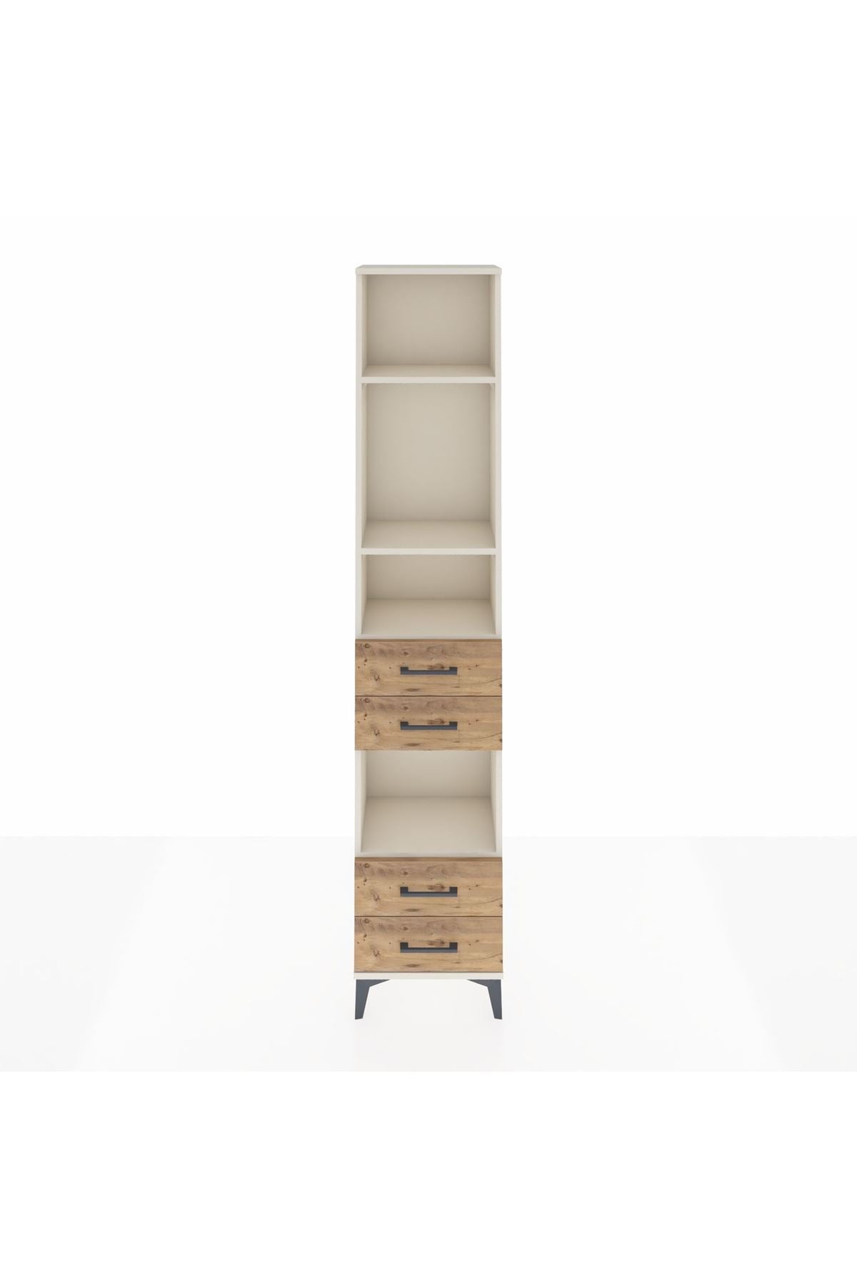 Arges Dolap 4 Raflı 4 Çekmeceli 44x30x221 - S28M167V3A