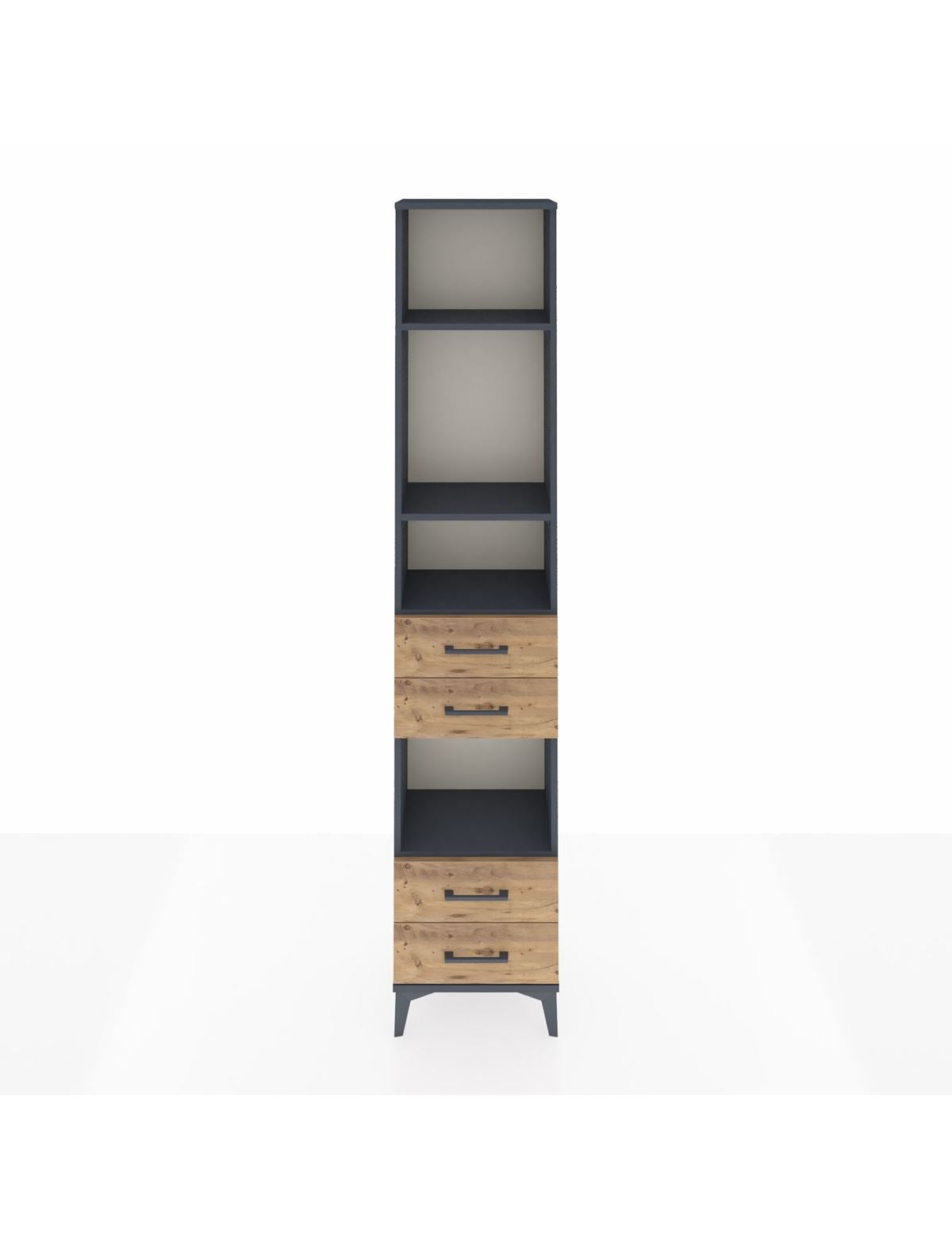 Arges Dolap 4 Raflı 4 Çekmeceli 44x30x221 - S28M167V6A