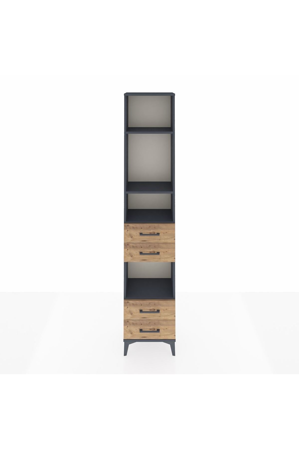 Arges Dolap 4 Raflı 4 Çekmeceli 44x30x221 - S28M167V6A