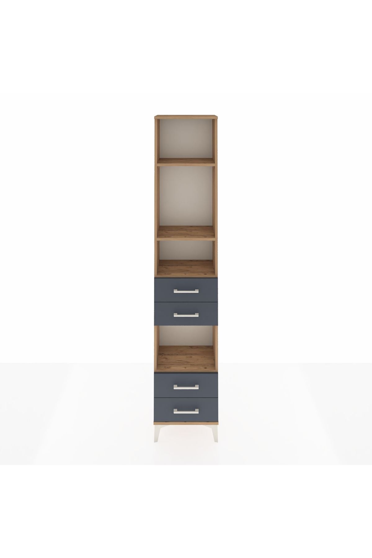 Arges Dolap 4 Raflı 4 Çekmeceli 44x30x221 - S28M167V8A