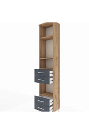 Arges Dolap 4 Raflı 4 Çekmeceli 44x30x221 - S28M167V8A