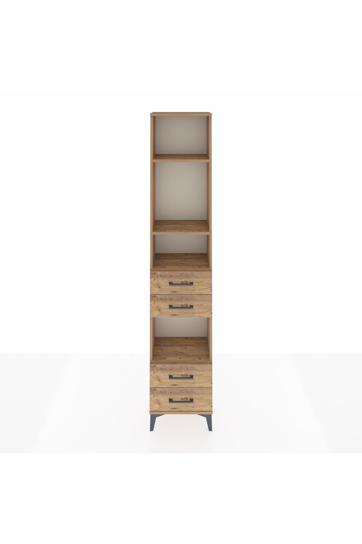 Arges Dolap 4 Raflı 4 Çekmeceli 44x30x221 - S28M167V9A