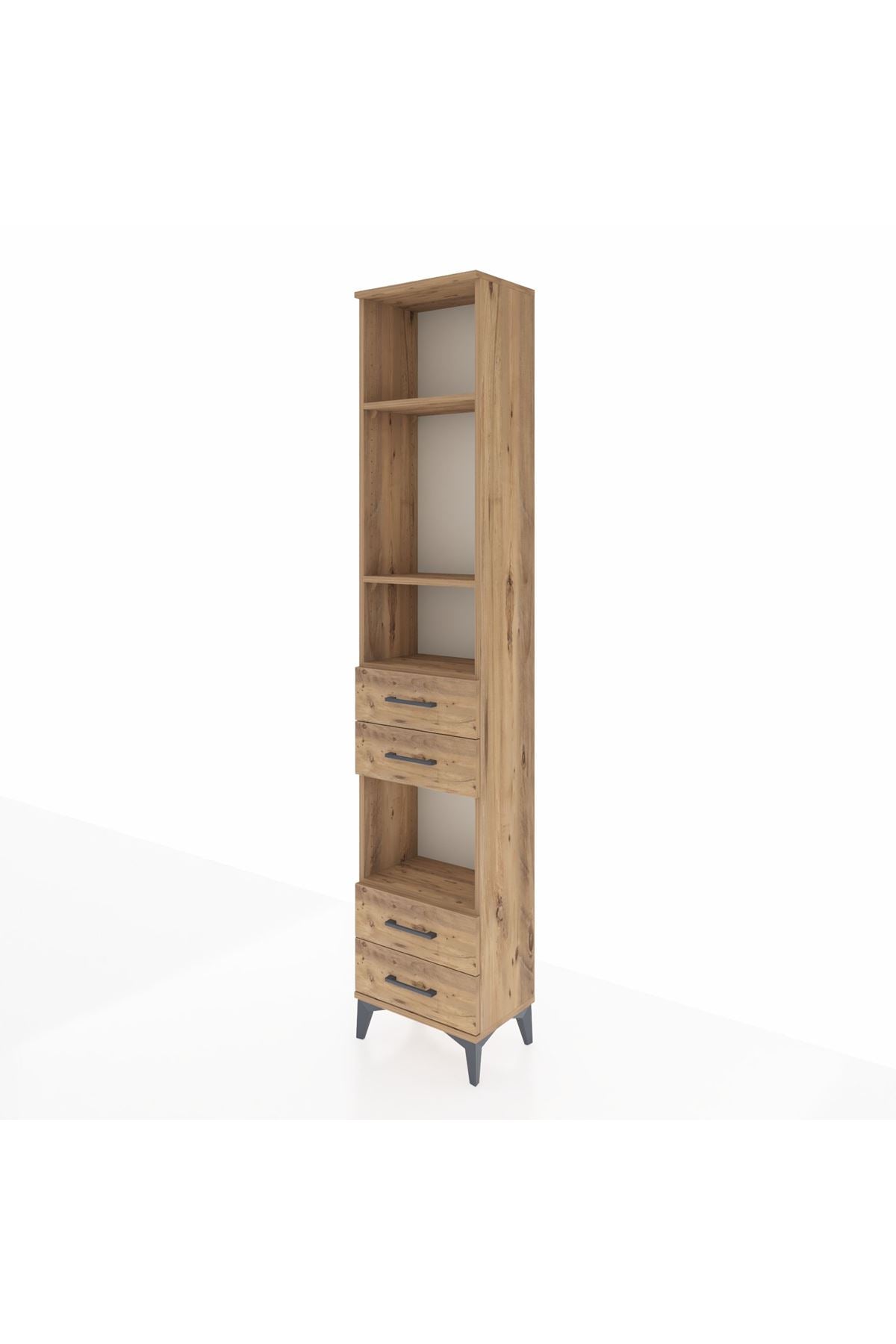 Arges Dolap 4 Raflı 4 Çekmeceli 44x30x221 - S28M167V9A
