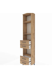 Arges Dolap 4 Raflı 4 Çekmeceli 44x30x221 - S28M167V9A