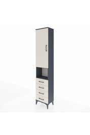 Arges Dolap 3 Raflı 4 Çekmeceli Tek Askılı 44x30x221 - S28M168V4A