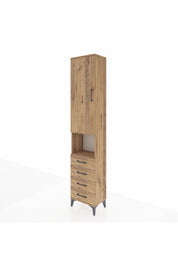 Arges Dolap 3 Raflı 4 Çekmeceli Tek Askılı 44x30x221 - S28M168V9A