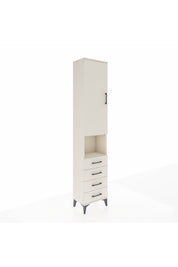 Arges Dolap 4 Raflı 4 Çekmeceli Tek Kapaklı 44x30x221 - S28M169V1A