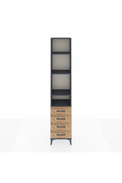 Arges Dolap 4 Raflı 4 Çekmeceli 44x30x221 - S28M170V6A