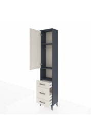 Arges Dolap 3 Raflı 3 Çekmeceli Tek Askılı 44x30x221 - S28M171V4A