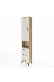 Arges Dolap 3 Raflı 3 Çekmeceli Tek Askılı 44x30x221 - S28M171V7A