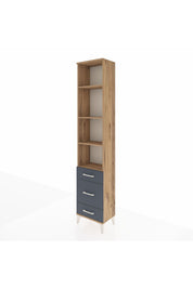 Arges Dolap 4 Raflı 3 Çekmeceli 44x30x221 - S28M173V8A