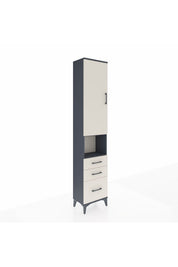 Arges Dolap 3 Raflı 3 Çekmeceli Tek Askılı 44x30x221 - S28M174V4A