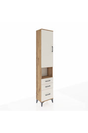 Arges Dolap 3 Raflı 3 Çekmeceli Tek Askılı 44x30x221 - S28M174V7A