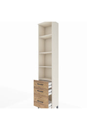 Arges Dolap 4 Raflı 3 Çekmeceli 44x30x221 - S28M176V3A