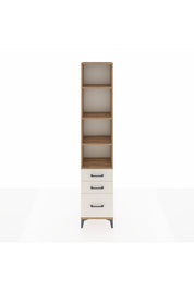 Arges Dolap 4 Raflı 3 Çekmeceli 44x30x221 - S28M176V7A