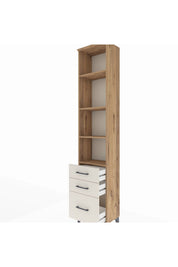 Arges Dolap 4 Raflı 3 Çekmeceli 44x30x221 - S28M176V7A